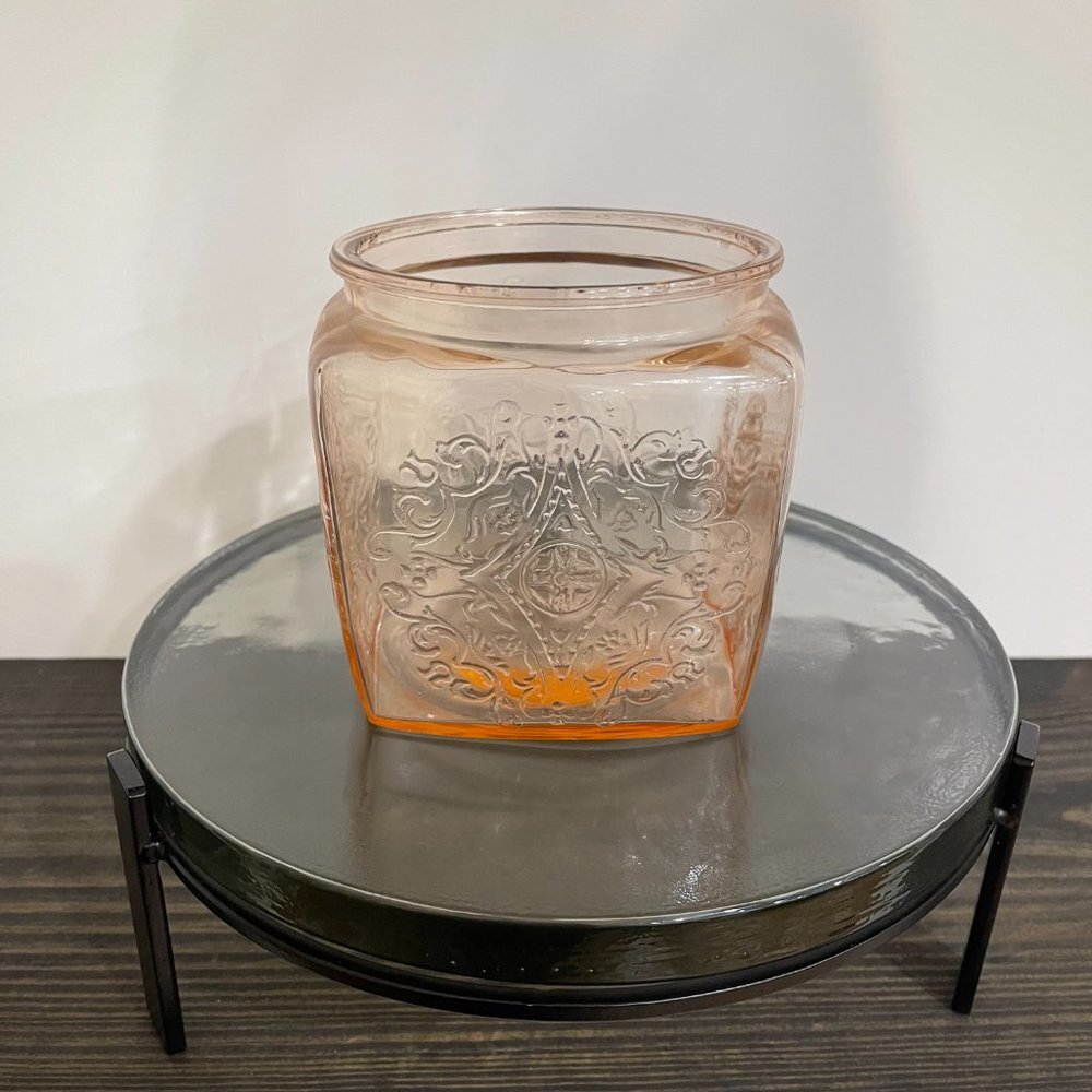 Pink Depression Glass Container - Picture 7 of 7